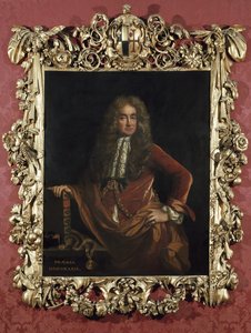 Porträtt av Elias Ashmole
